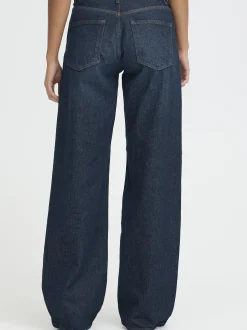 PULZ Jeans Damen Jeans PZVEGA Hohe Taille in dark stone denim