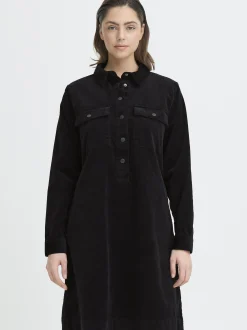 PULZ Jeans Damen Kleid PZSALLY in schwarz