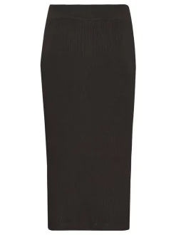 PULZ Jeans Damen Rock PZSARA in mocca