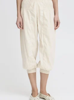 PULZ Jeans Damen Shorts PZJILL in beige