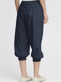PULZ Jeans Damen Shorts PZJILL in blau