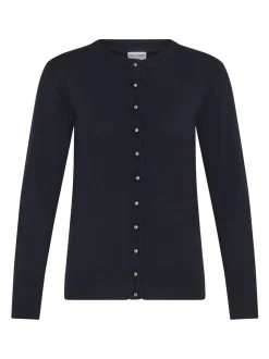 PULZ Jeans Damen Strickjacke PZSARA in blau