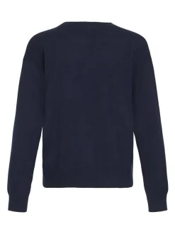 PULZ Jeans Damen Strickpullover PZSARA in marine