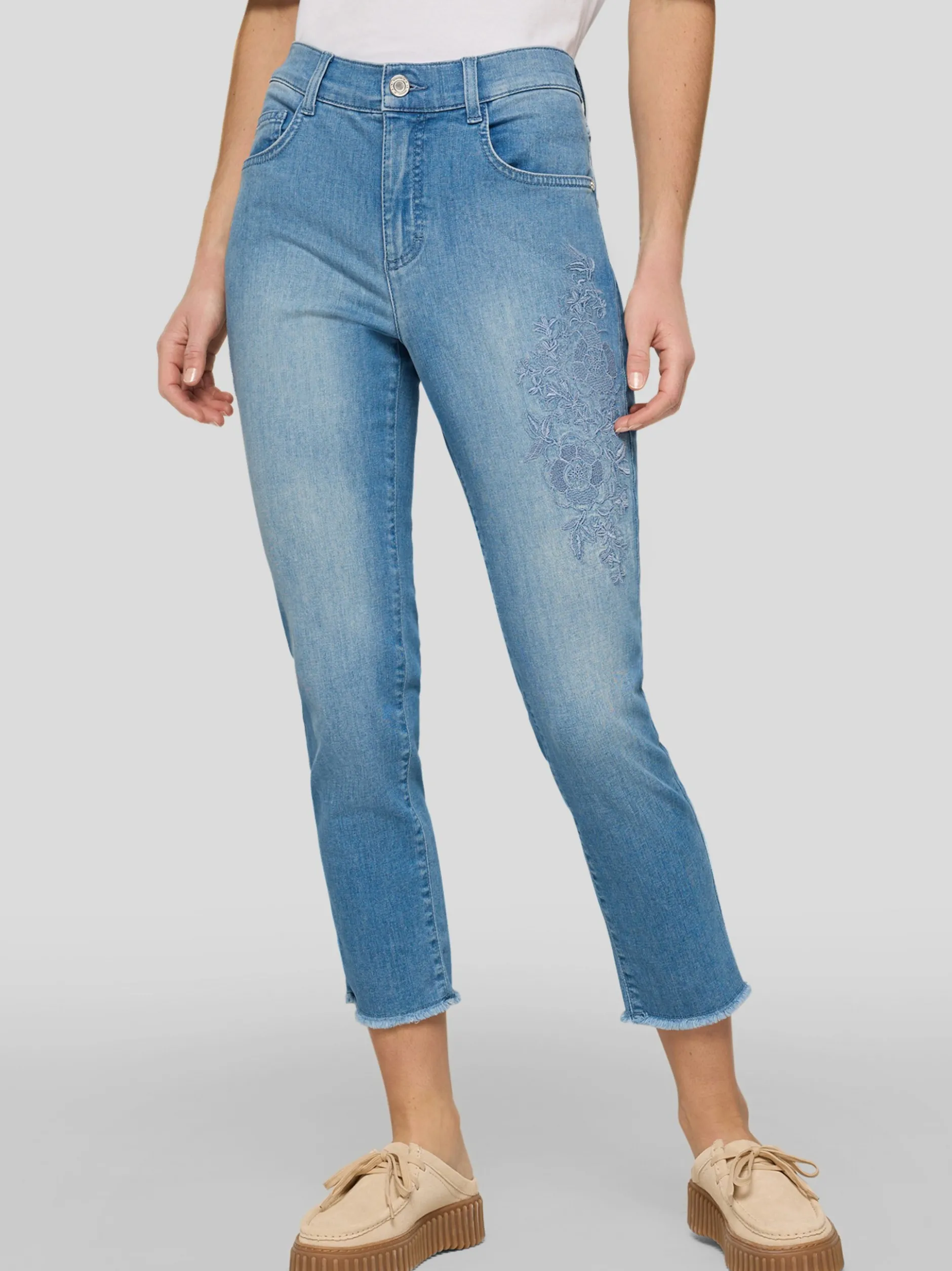 RABE Damen Jeans in light stone denim