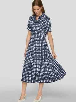RABE Damen Kleid in blau weiß