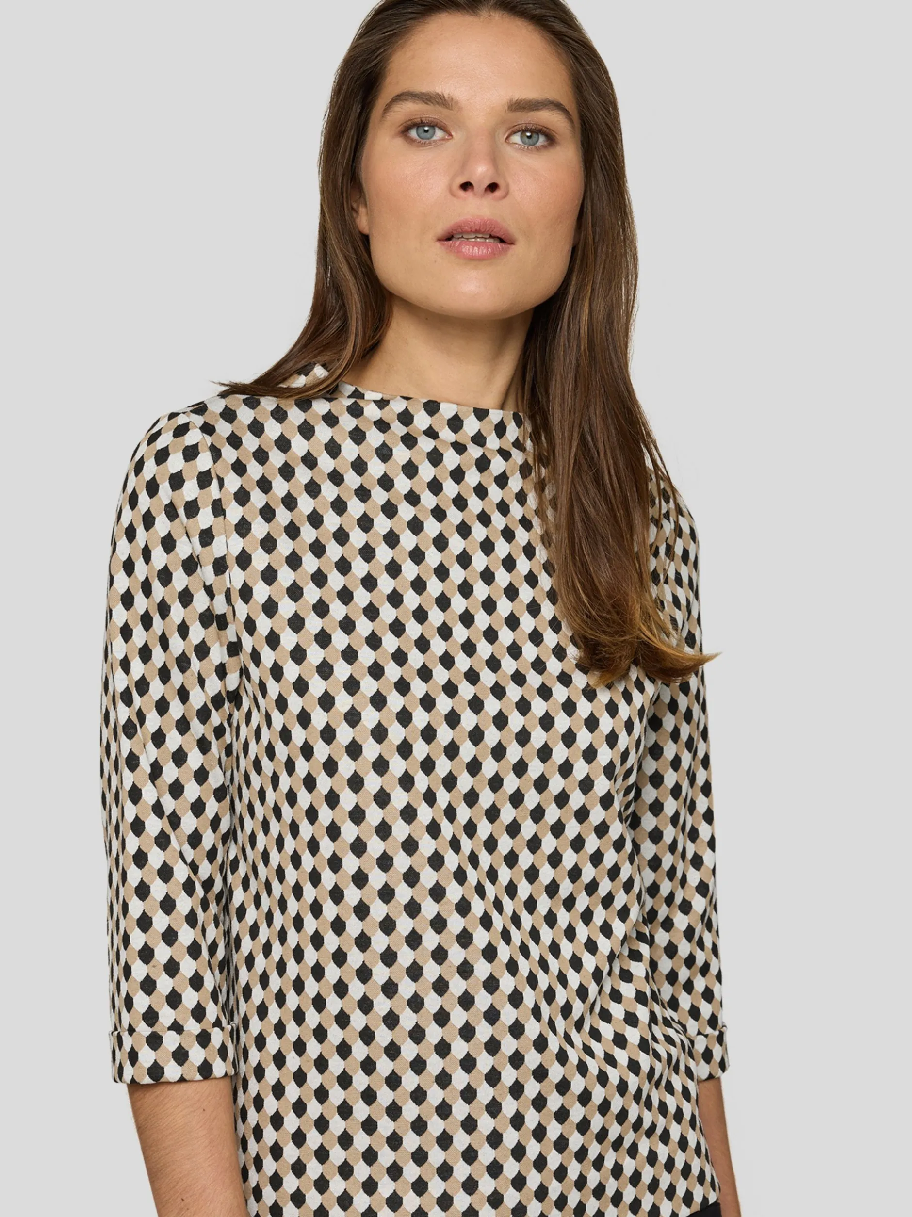 RABE Damen Langarmshirt in braun