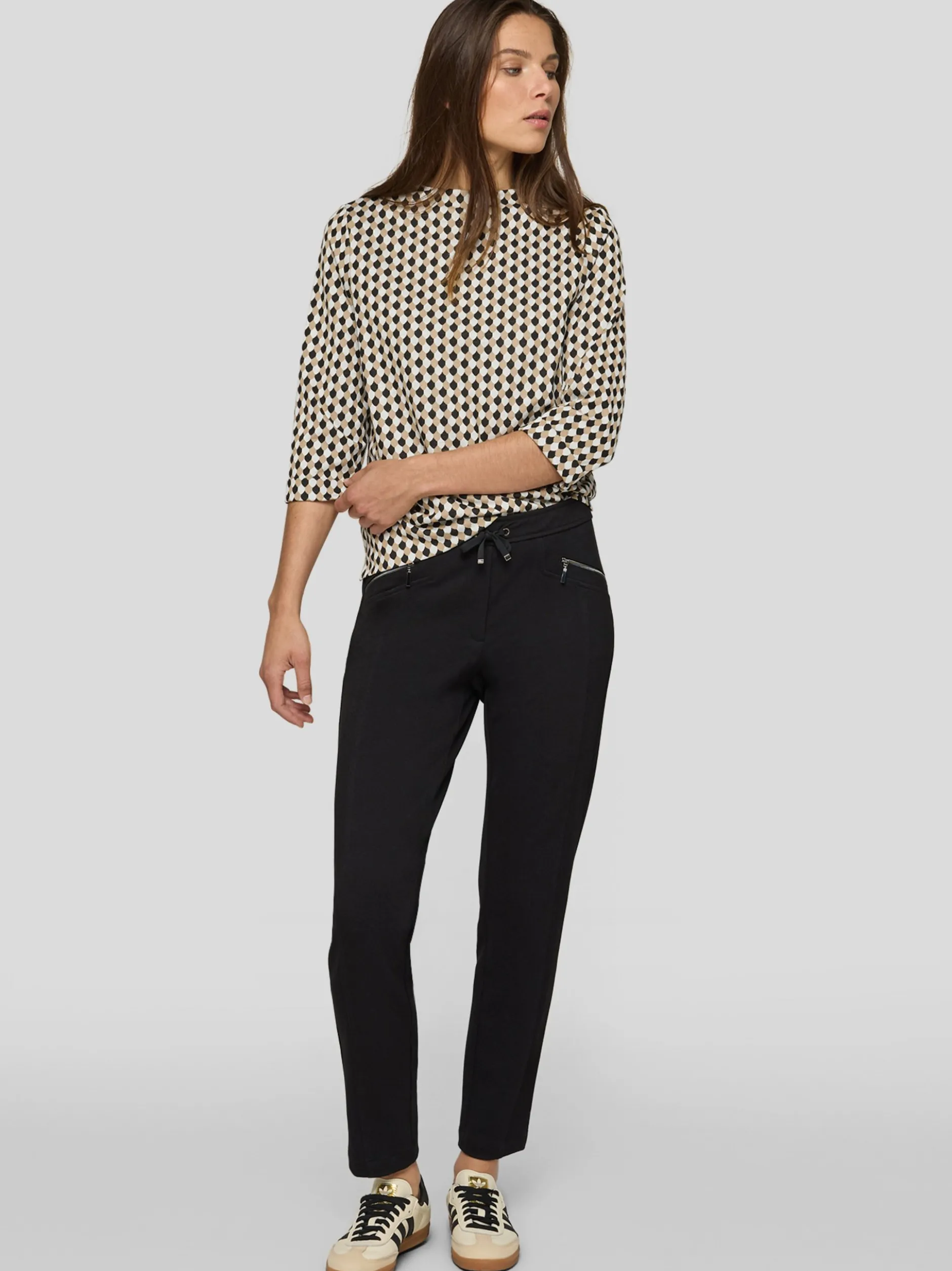 RABE Damen Langarmshirt in braun