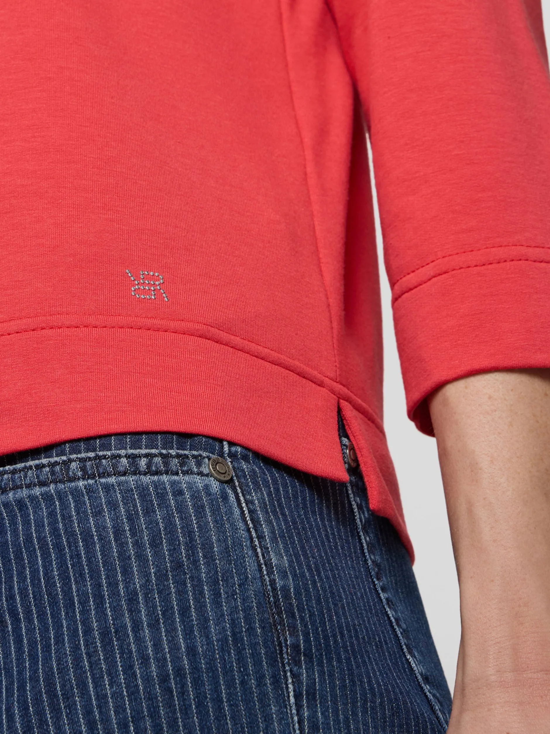 RABE Damen Langarmshirt in koralle