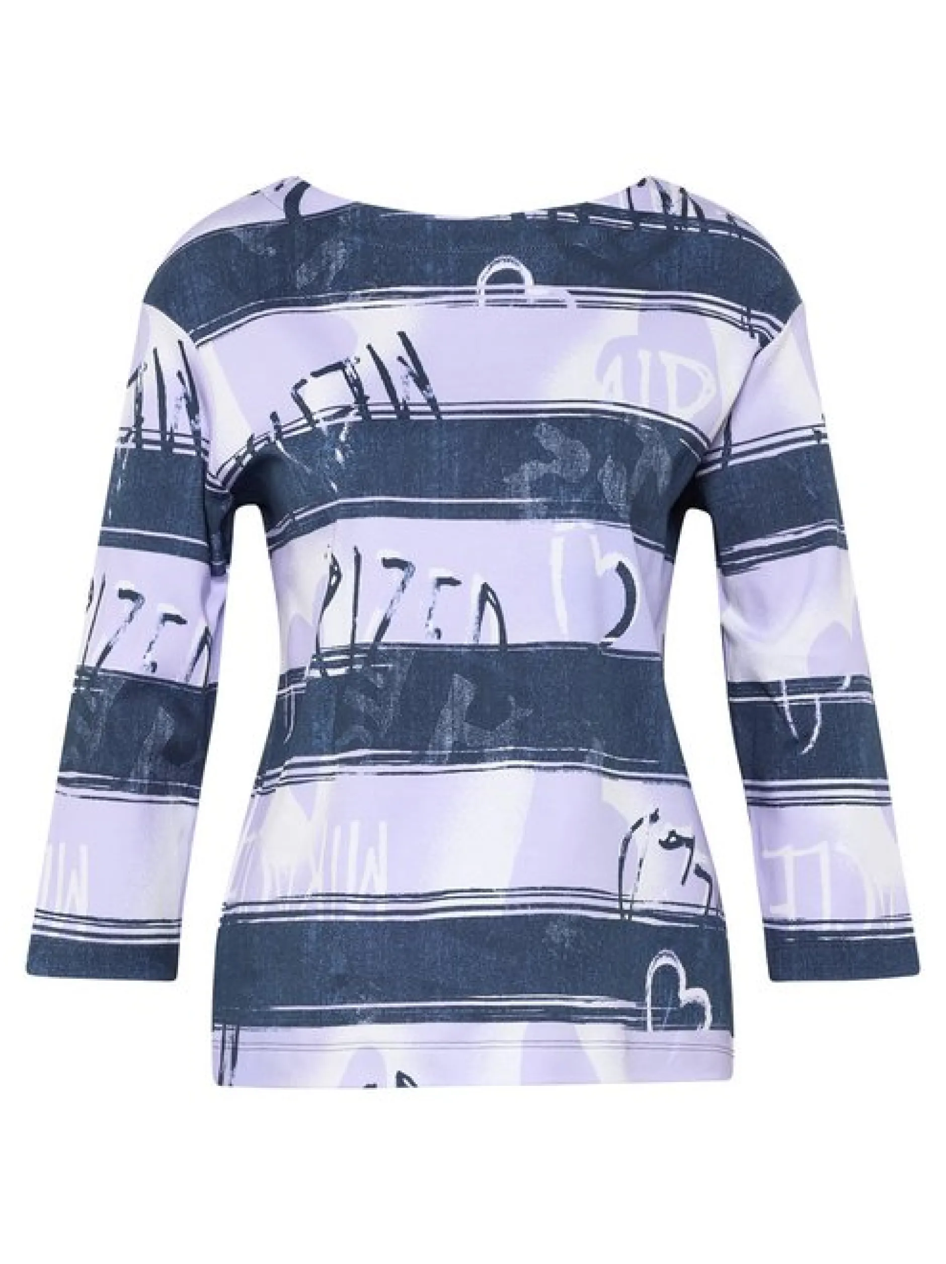 RABE Damen Langarmshirt in lila blau