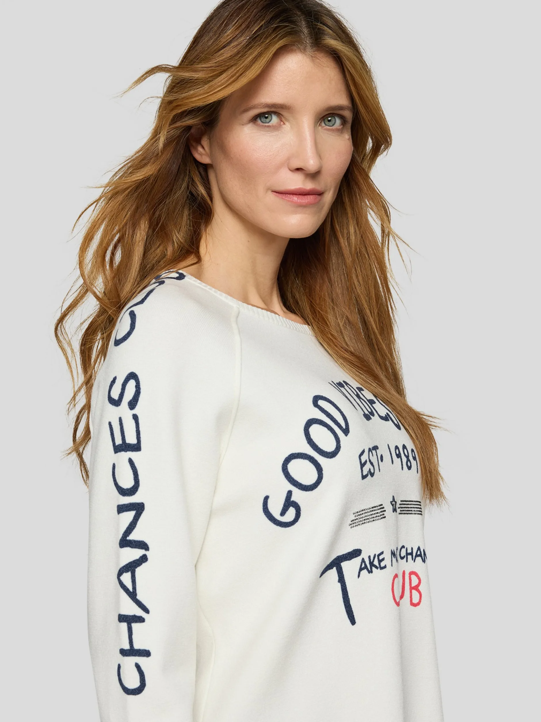 RABE Damen Pullover in weiß