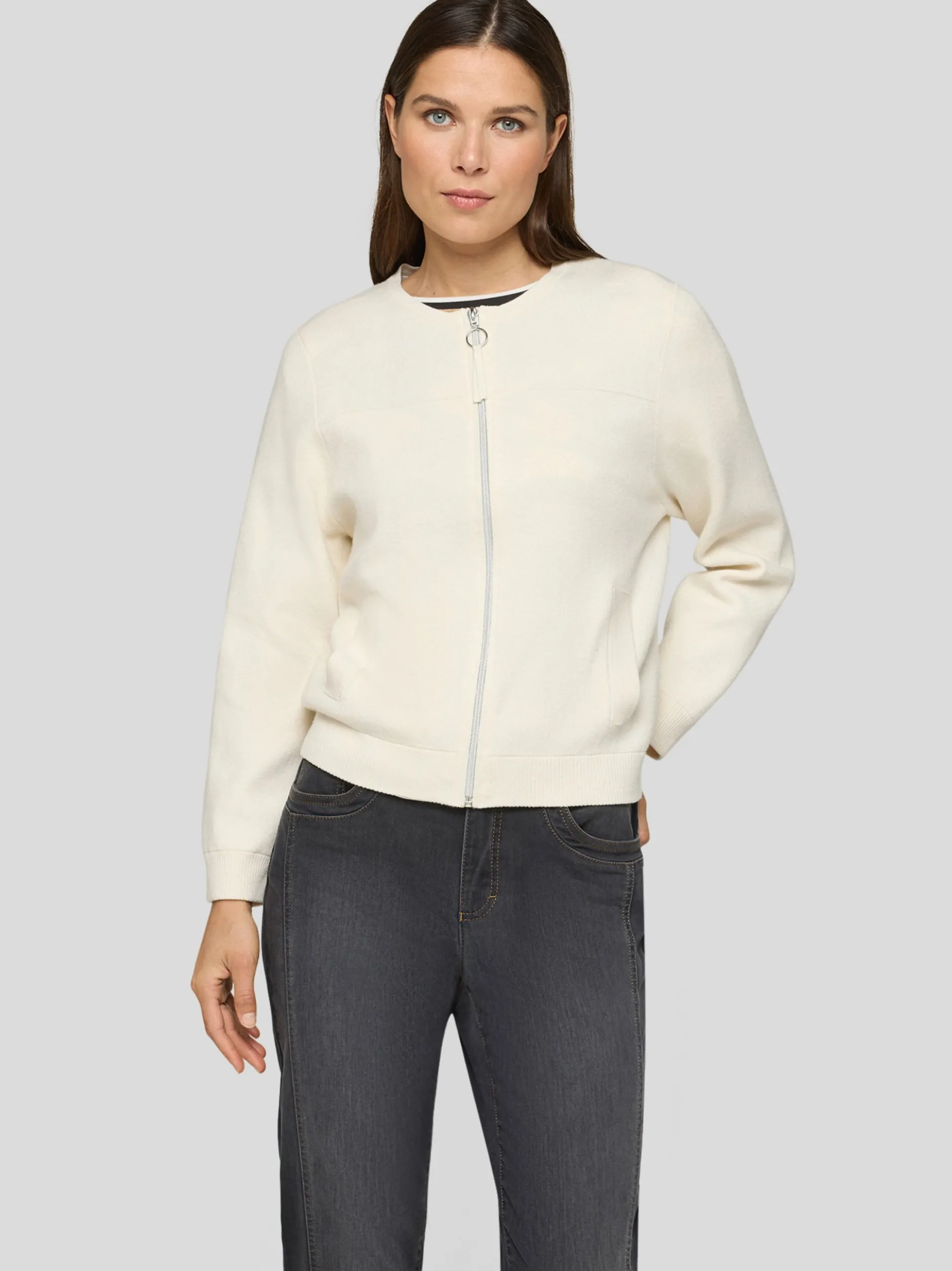 RABE Damen Strickjacke in beige