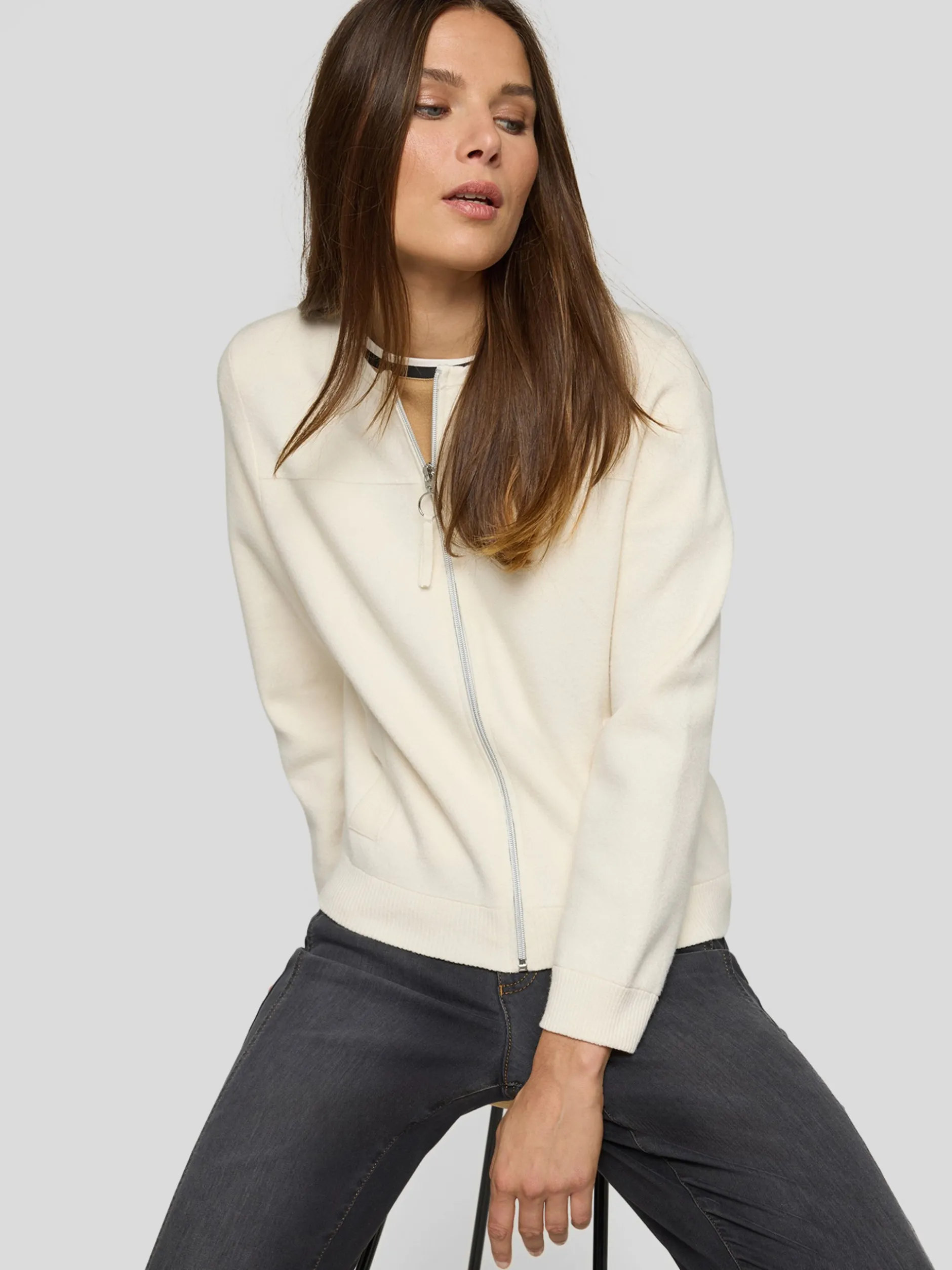 RABE Damen Strickjacke in beige