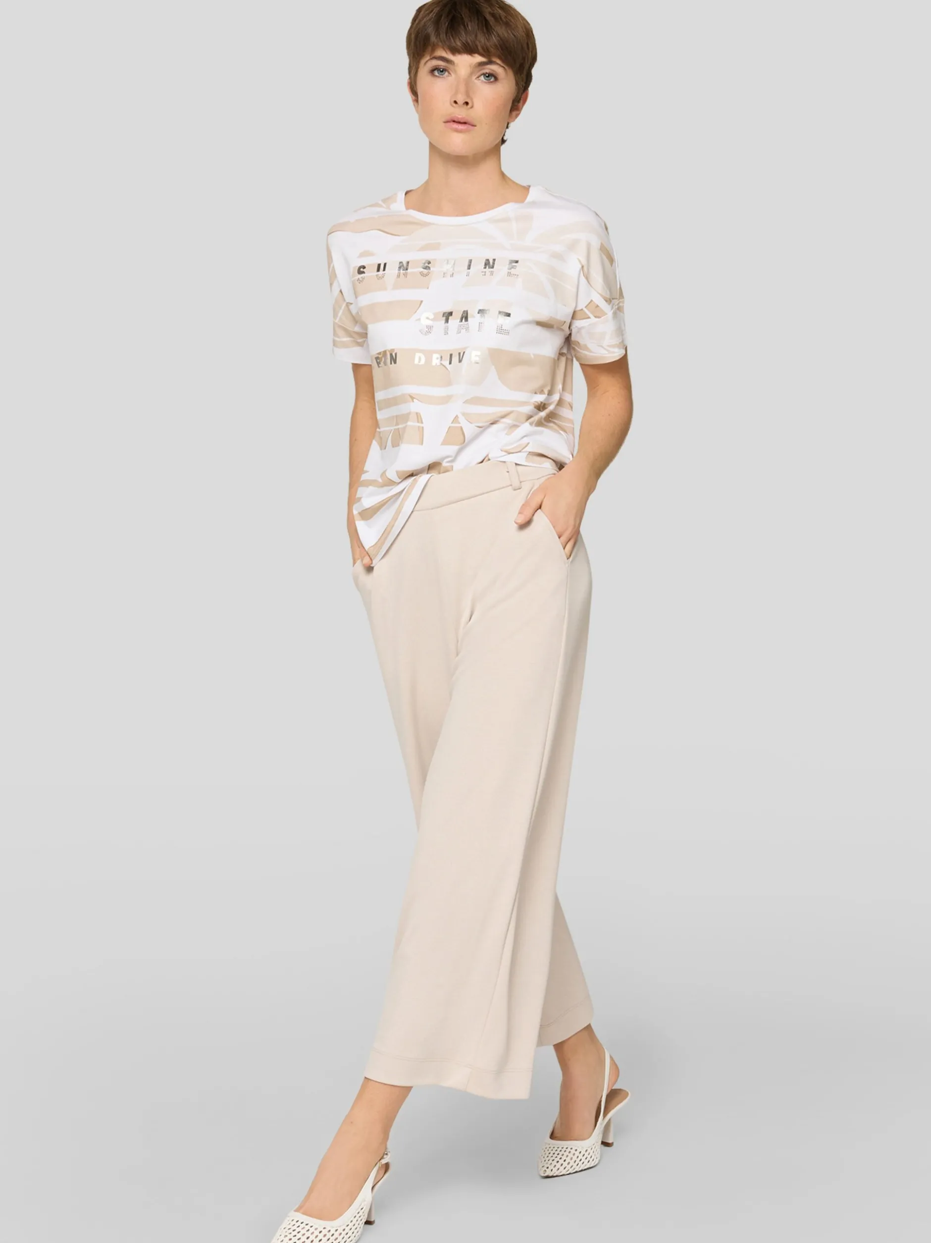 RABE Damen T-Shirt in beige