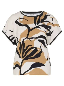 RABE Damen T-Shirt in beige mehrfarbig