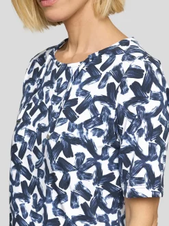 RABE Damen T-Shirt in blau weiß
