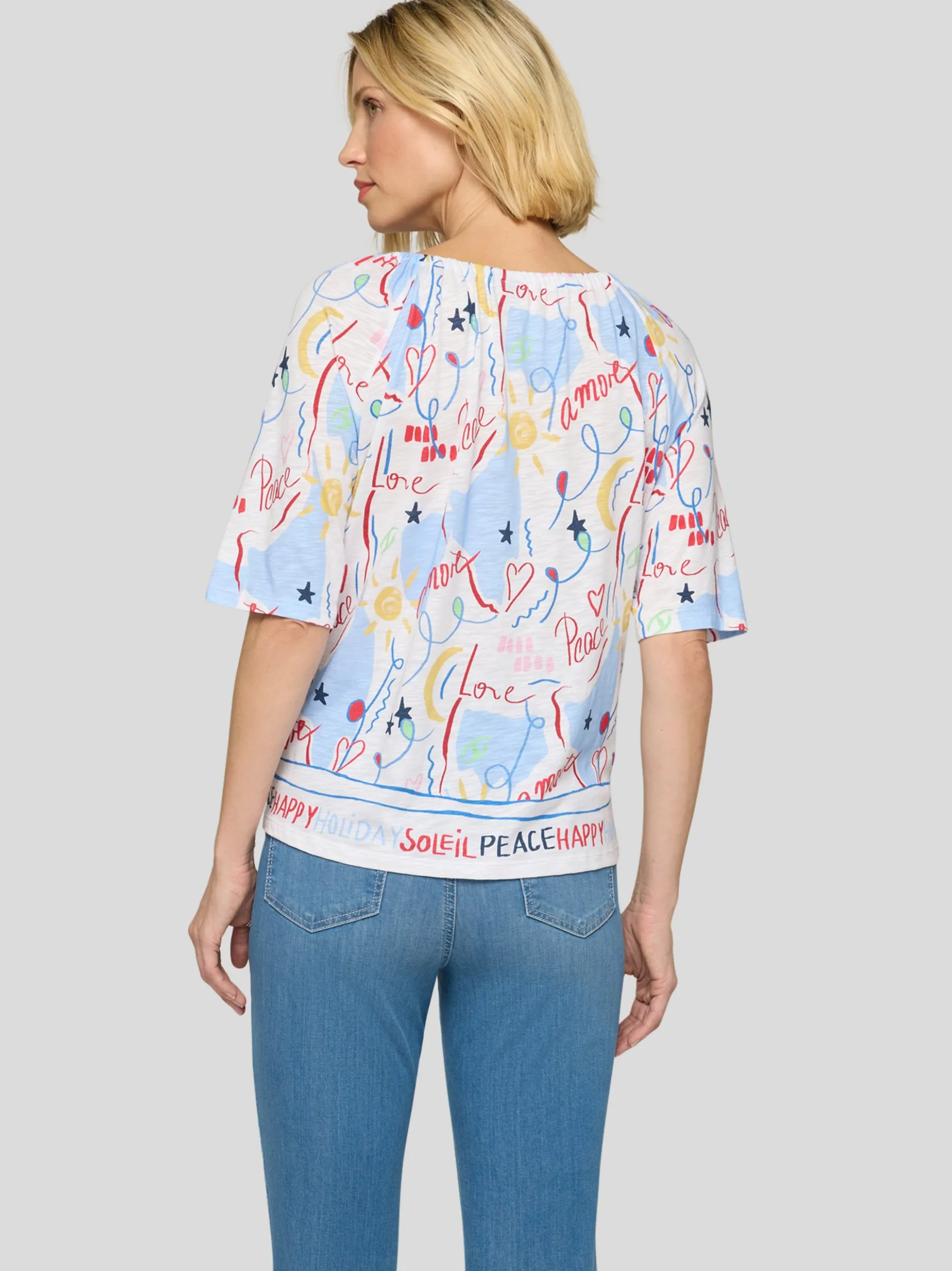 RABE Damen T-Shirt in weiß