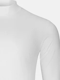 Ragman Herren Langarmshirt im 3er-Pack in weiß