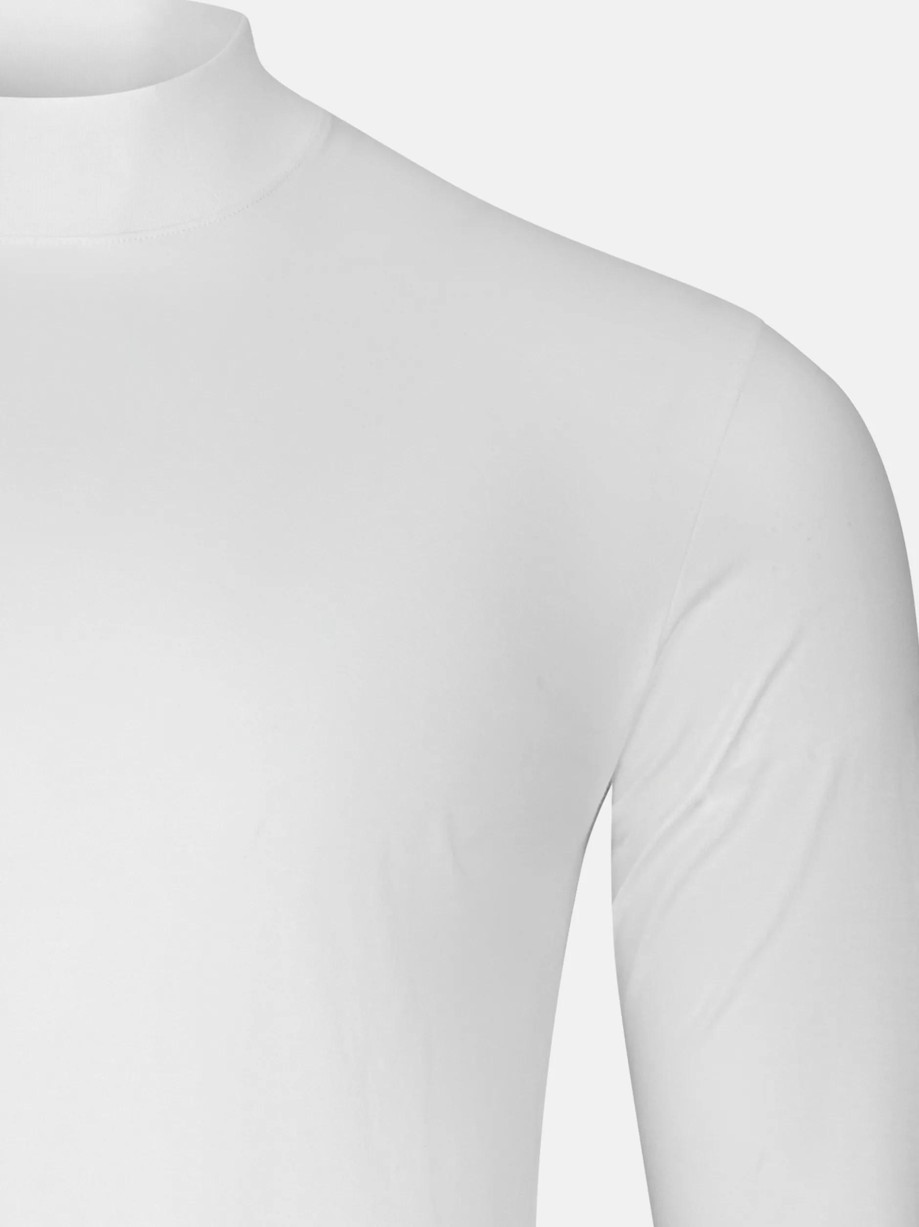 Ragman Herren Langarmshirt im 3er-Pack in weiß