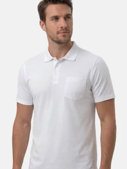 Ragman Herren Poloshirt im 2er-Pack in weiß