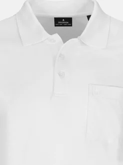 Ragman Herren Poloshirt im 2er-Pack in weiß