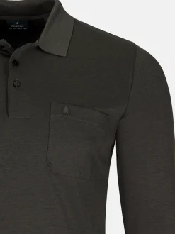 Ragman Herren Poloshirt in grau