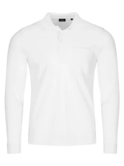 Ragman Herren Poloshirt in weiß