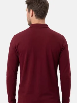 Ragman Herren Poloshirts im 3er-Pack in rot