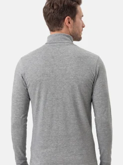 Ragman Herren Rollkragenshirts im 2er-Pack in schwarz