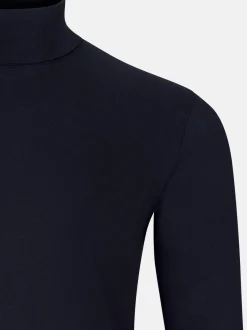 Ragman Herren Rollkragenshirts im 3er-Pack in blau