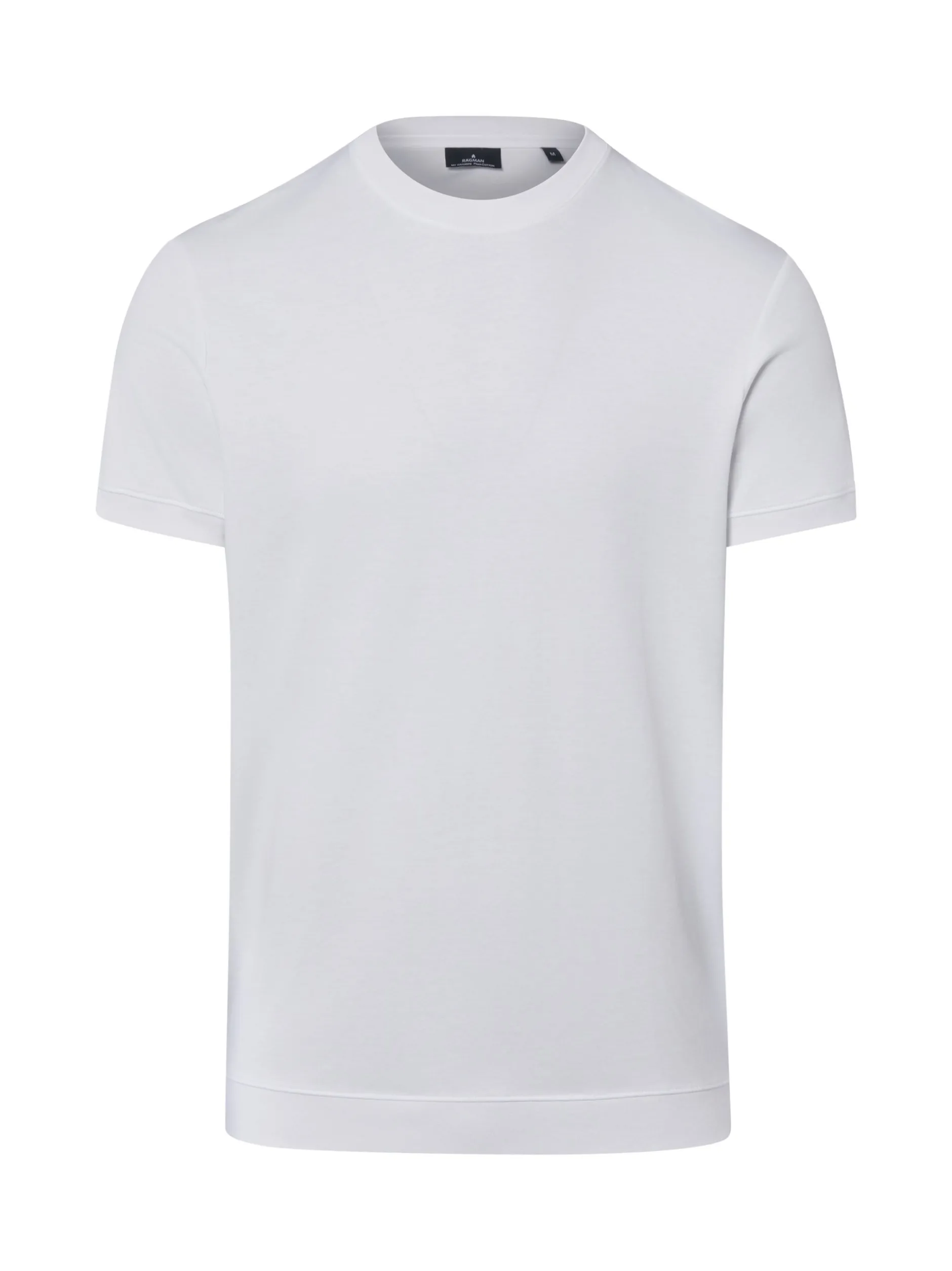 Ragman Herren T-Shirt in weiß - Ausschnitt: Rundhals