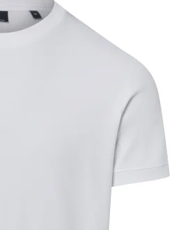 Ragman Herren T-Shirt in weiß - Ausschnitt: Rundhals