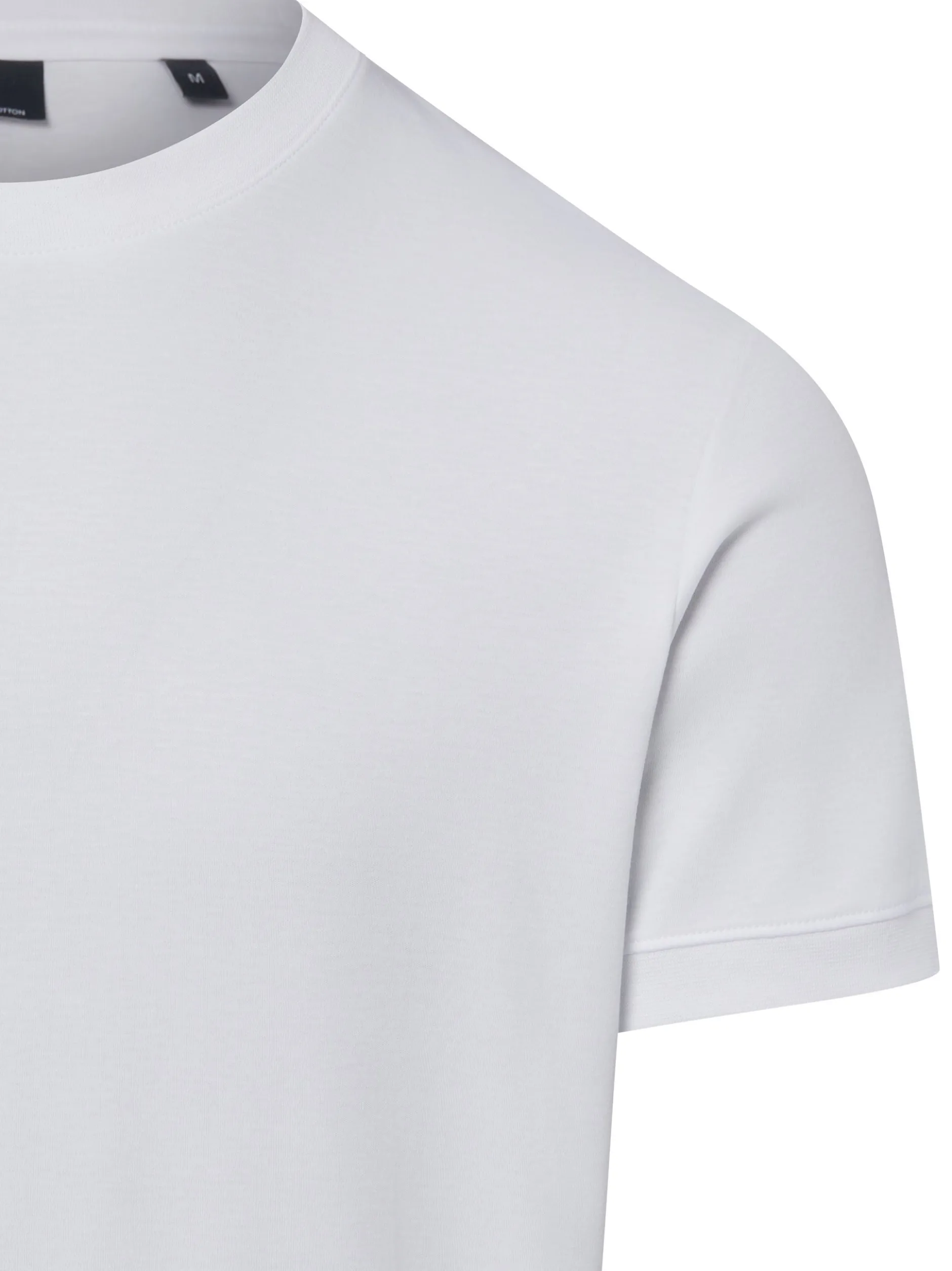 Ragman Herren T-Shirt in weiß - Ausschnitt: Rundhals