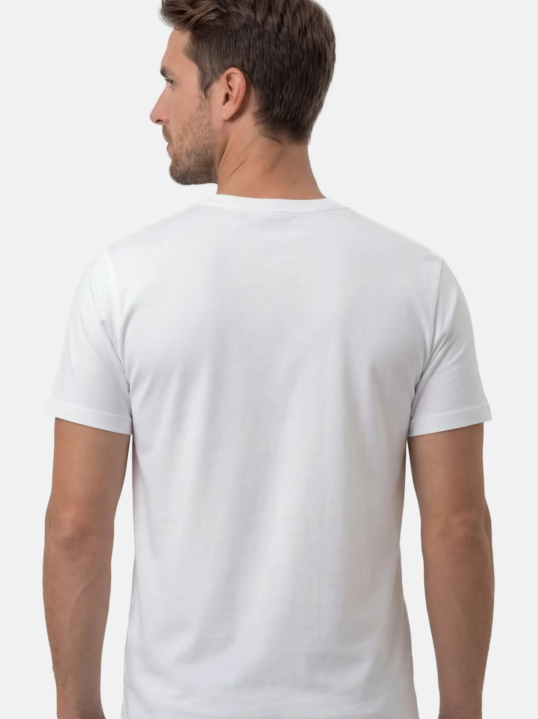 Ragman Herren Unterhemden im 6er-Pack in weiß