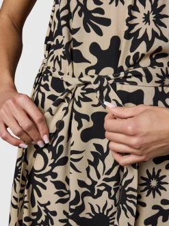 Ragwear Damen A-Linien-Kleid - Angylee Print YOUMODO in sand