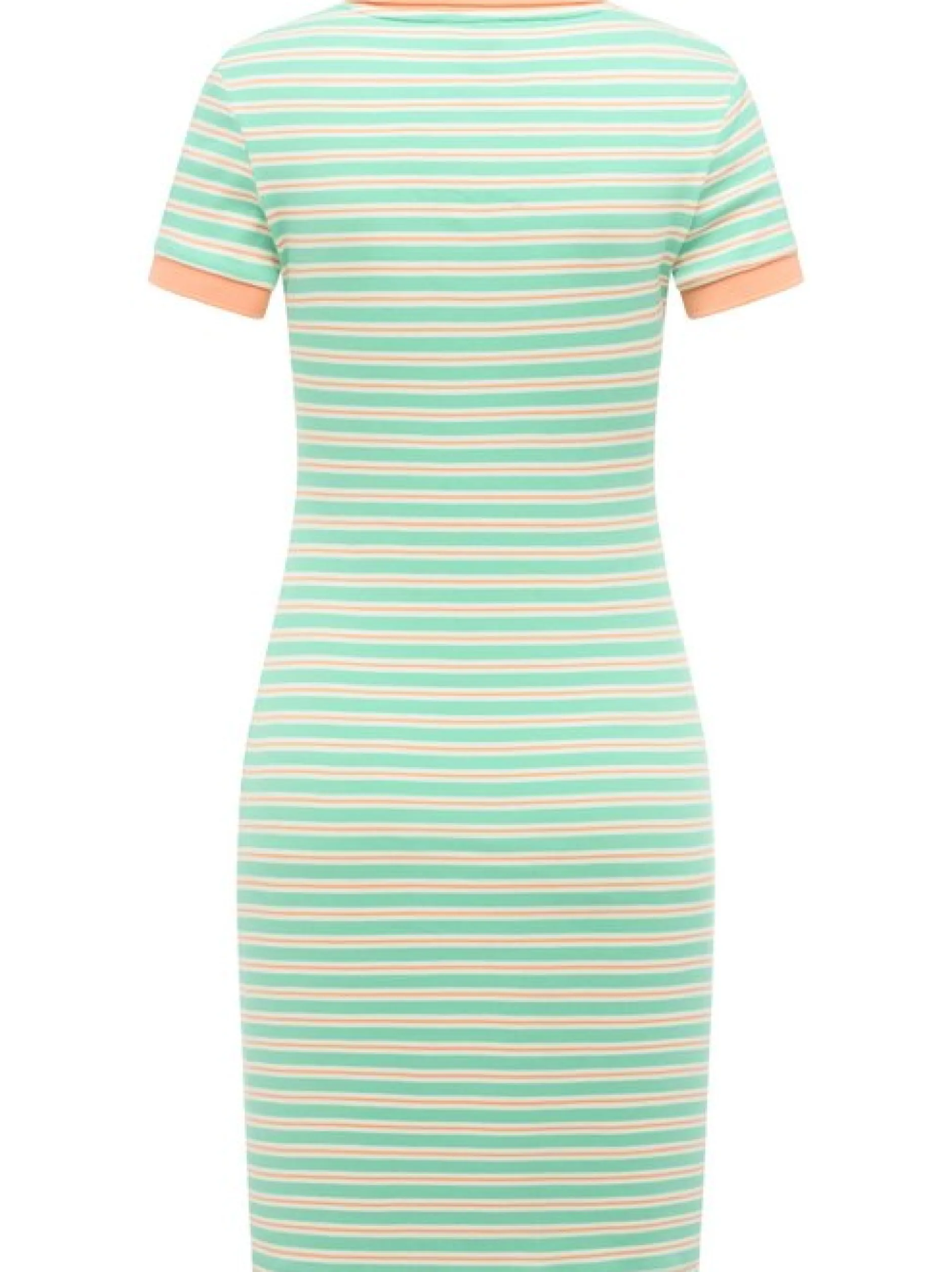 Ragwear Damen A-Linien-Kleid - Colaro Stripes Dress YOUMODO in grün