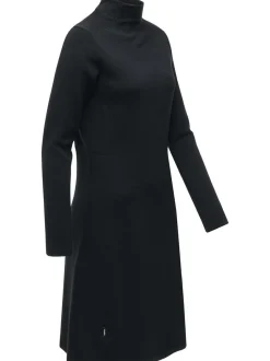 Ragwear Damen A-Linien-Kleid - Leavie in schwarz