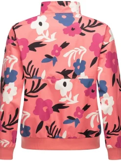 Ragwear Damen Übergangsjacke - Goona Print in koralle