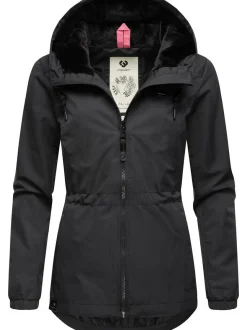 Ragwear Damen Übergangsjacke - Dankka Tech in schwarz