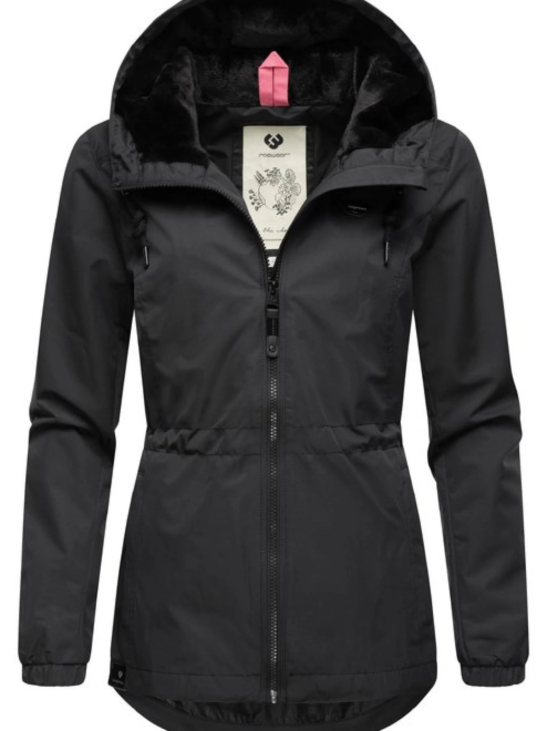 Ragwear Damen Übergangsjacke - Dankka Tech in schwarz