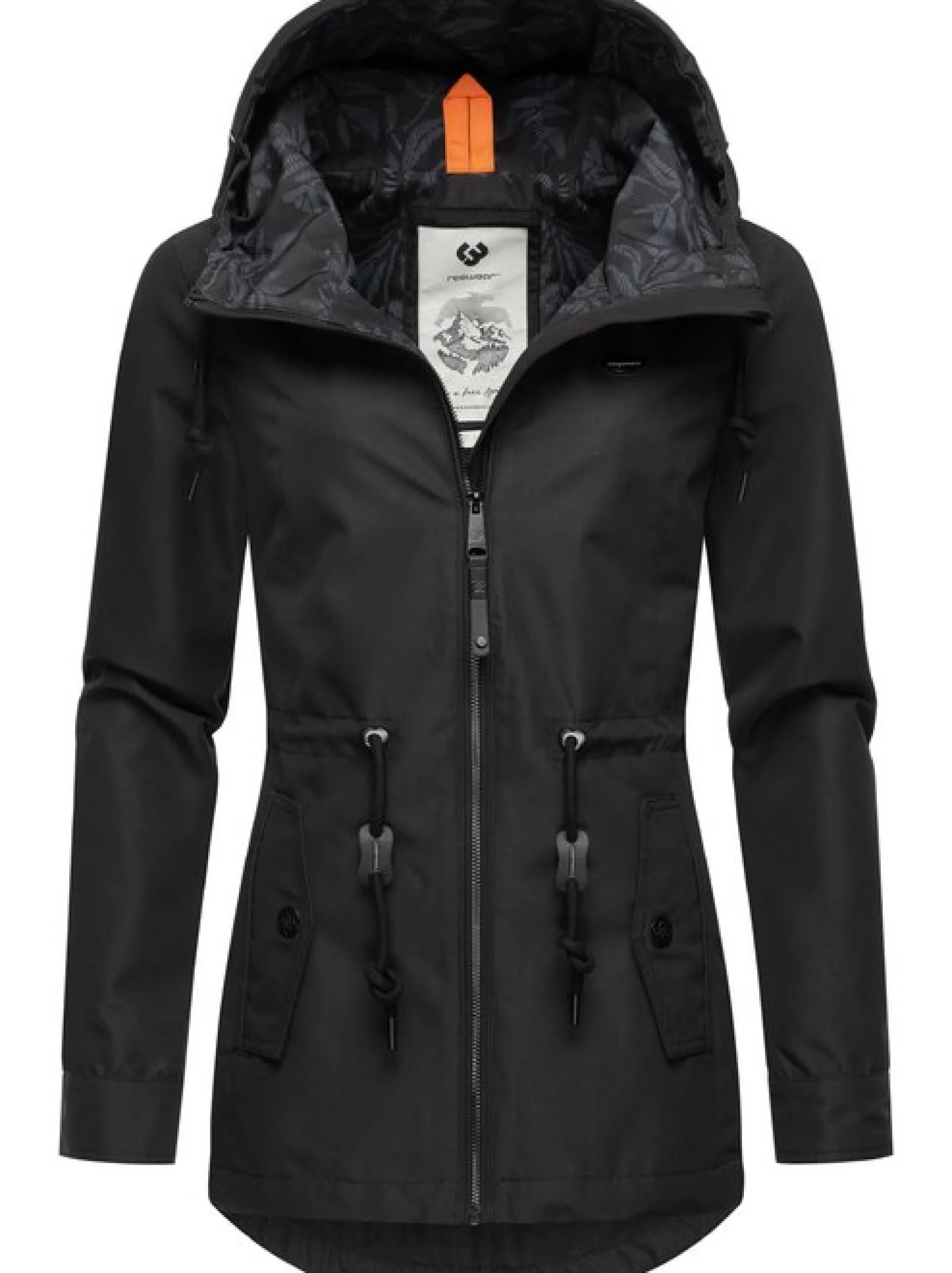 Ragwear Damen Übergangsjacke - Monadis in schwarz