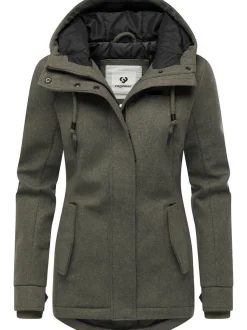 Ragwear Damen Übergangsjacke - Monadde Felt YOUMODO in khaki
