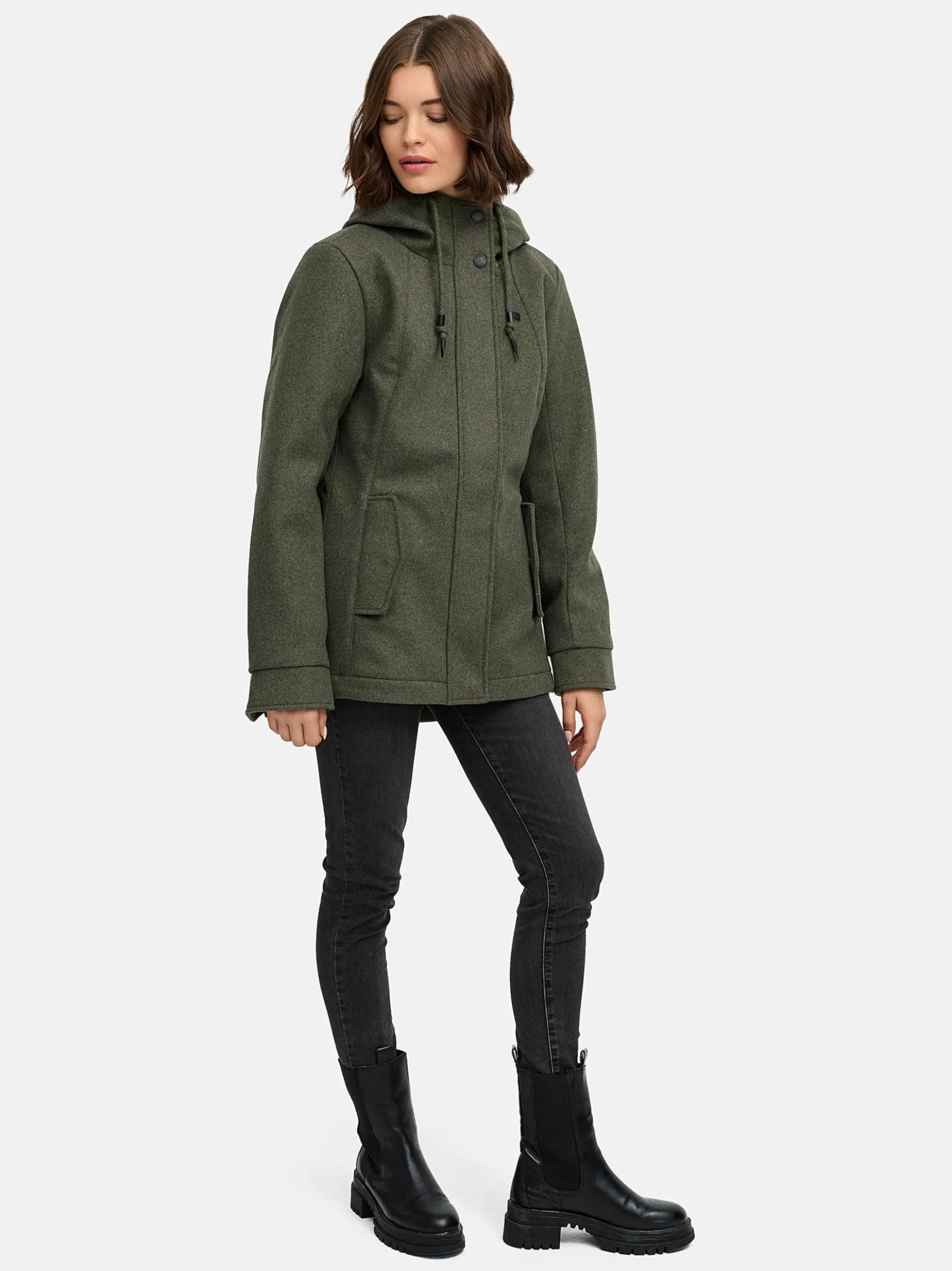 Ragwear Damen Übergangsjacke - Monadde Felt YOUMODO in khaki