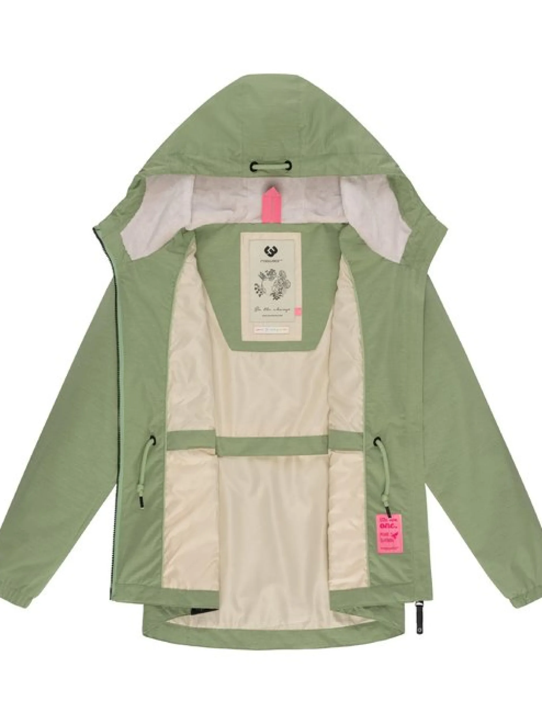 Ragwear Damen Übergangsjacke - Dankka Tech in grün