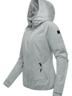 Ragwear Damen Übergangsjacke - Dizzie Tech in hellgrau