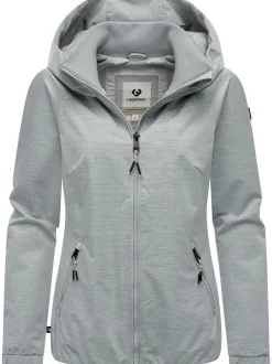 Ragwear Damen Übergangsjacke - Dizzie Tech in hellgrau