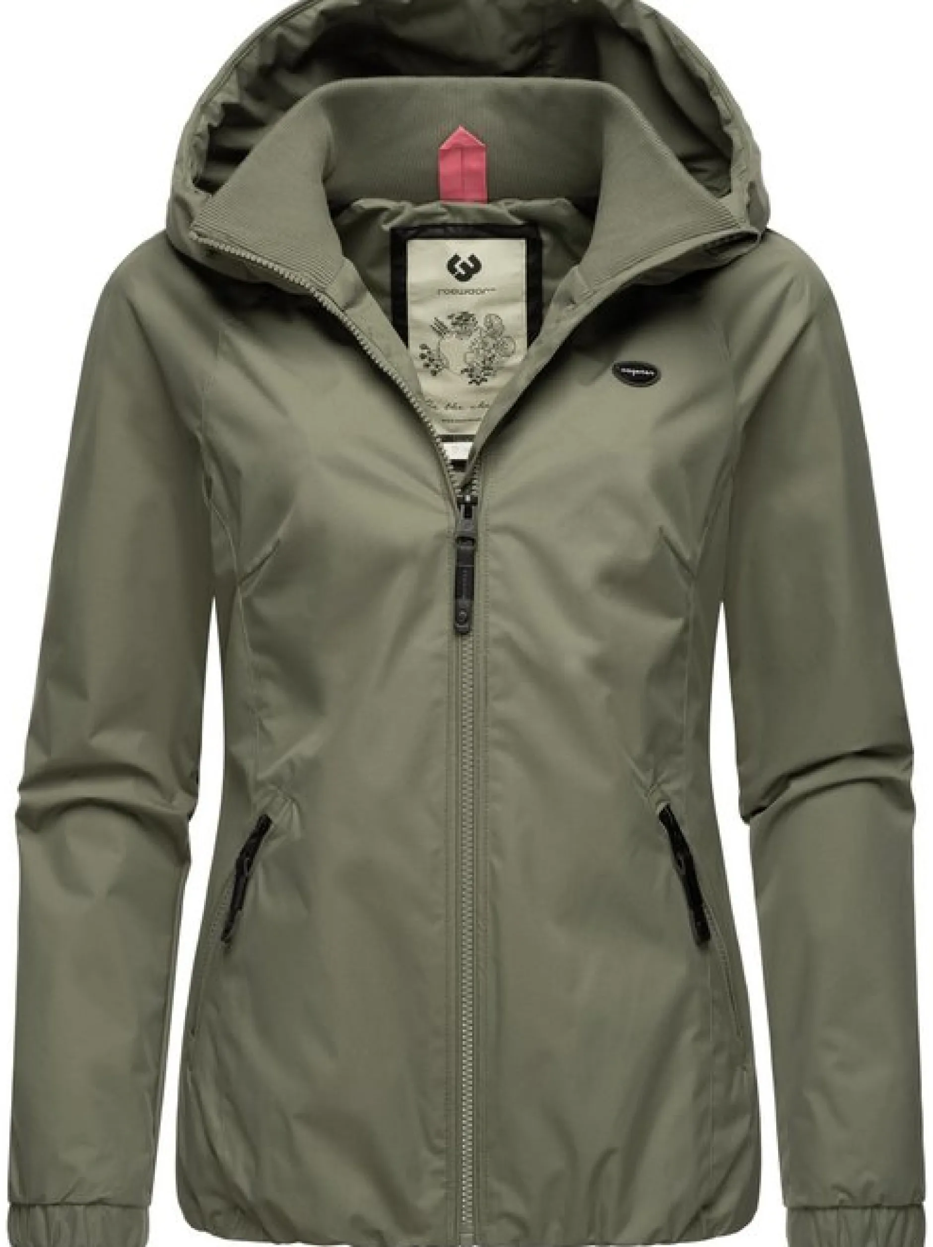Ragwear Damen Übergangsjacke - Dizzie in oliv