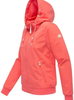 Ragwear Damen Ãœbergangsjacke - Oggie in koralle
