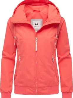 Ragwear Damen Übergangsjacke - Oggie in koralle