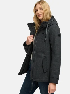 Ragwear Damen Übergangsjacke - Monadde Felt YOUMODO in anthrazit