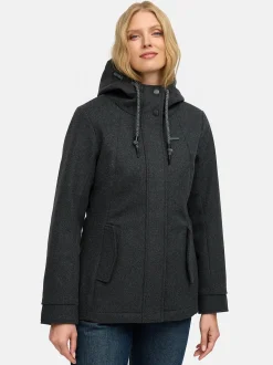 Ragwear Damen Übergangsjacke - Monadde Felt YOUMODO in anthrazit